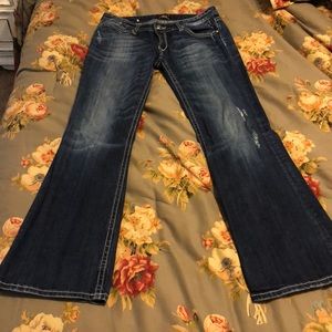 Express Rerock Flare/Bootcut Jeans